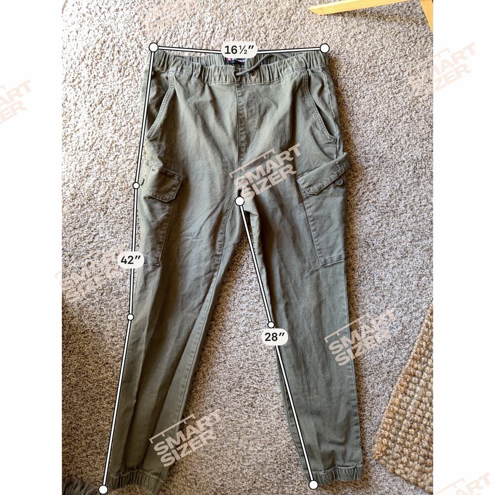 Y2K Vintage Airwalk Cargo Pants Green, Size Medium Drawstring Pants - Picture 3 of 5